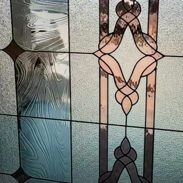 Buy cheap Wield Stained Art Glazed Glass Inserts Decorative Door Glass Church Colorful Window Glass Tiff Door from wholesalers