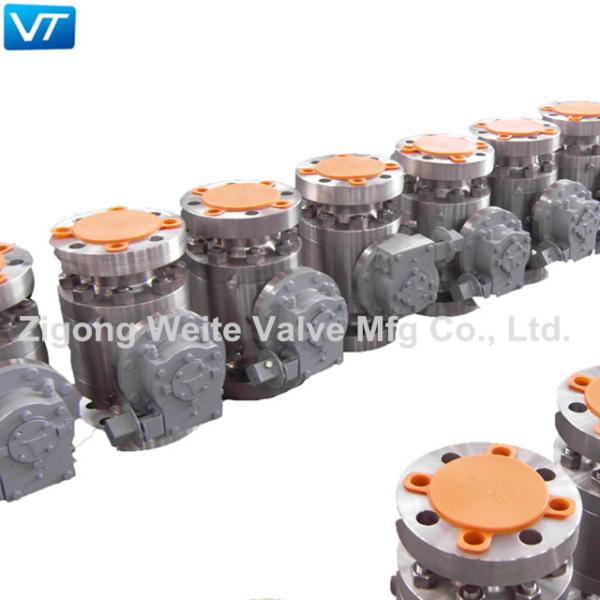 Buy cheap PTFE Seated Stainless Steel Flanged Ball Valve API 607 Anti Static from wholesalers