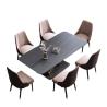 Buy cheap OEM Black Dining Table Marble Onyx Modern Furniture from wholesalers