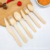 Buy cheap 100% Natural Eco Friendly Disposable Bamboo Cutlery Set with Pouch Bag from wholesalers