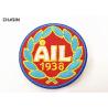 Buy cheap Round Twill Clothes Embroidery Patches And Haunted House Logo 3" Tall from wholesalers