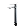 Buy cheap Chrome Brass Tall Basin Mixer Faucet Single Lever from wholesalers