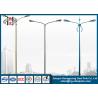 Buy cheap Double Arms Polygonal Aluminum Street Light Poles For Road Lighting from wholesalers