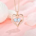 YASVITTI 925 Sterling Silver Eternal Love Heart Pendant Necklace Personalized