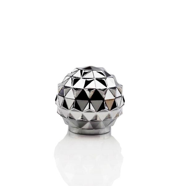Buy cheap Silver Zinc Alloy Perfume Cap Fully Polished Mirror Finish Good Tightness from wholesalers