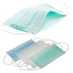 Buy cheap Green Disposable Mouth Mask Non Woven Disposable Dust Respirators from wholesalers