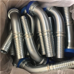flexible rubber pipe coupling hose ferrules for SAE 100R2AT/EN 853 2SN hose no-skive