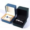 Buy cheap Luxury Green Microfiber Leather Jewelry Package for Earrings and Rings from Hanhong from wholesalers