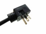American 3pin white extension power cord without stopper 10A/16A copper power