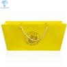 Buy cheap Handmade Flat Bottom Gold Gift Bags With Handles Hot Stamping from wholesalers