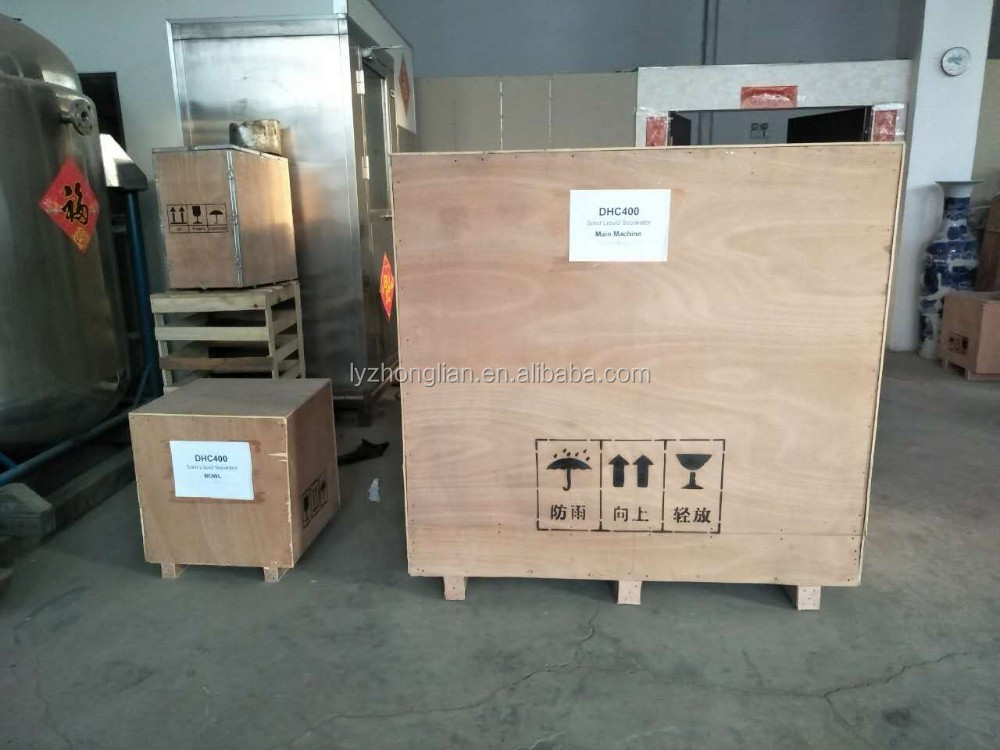 Two Phase Centrifugal Separator Machine Crude Marine Coolant Oil Disc Centrifuge