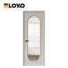 Buy cheap Reinforced Narrow Stile Storefront Door Swing Exterior Wood Door With Glass Panel from wholesalers