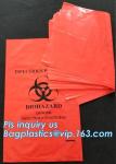 30 Gallon 33" X 40" Red Isolation Infectious Waste Bag / Biohazard Bag High