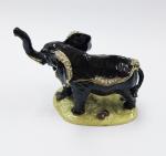 Decorative Metal Alloy Elephant Jewelry Trinket Box elephant shaped jewelry box