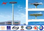 Q345 HDG 35M 48 Lamps Steel Square Light Poles 15 Years Warranty Time