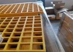 Buy cheap FRP Grille Metal Roof Solar Mounting System Fiberglass Flat Roof Walkway from wholesalers