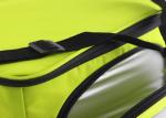 Custom 600D Large Insulated Cooler Bags Zippered Closure Food Storage Foldable