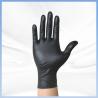 Buy cheap OEM 6mil 8mil Nitrile Gloves Diamond Print Industrial Black Nitrile Gloves from wholesalers