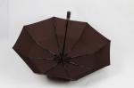 Brown Small Automatic Umbrella , Mini Auto Open Compact Travel Umbrella