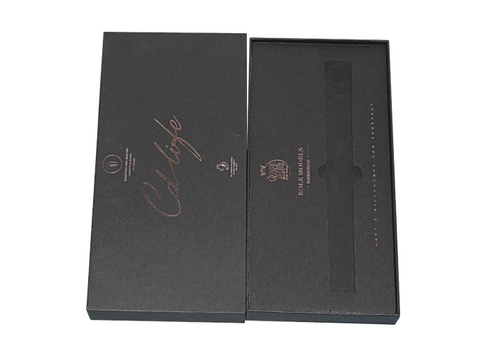 Customizable Kraft Paper Boxes With Lids Hot Foil Stamping FSC