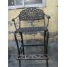 Buy cheap Classic Metal Cast Iron Table And Chairs Black For Home Decoration from wholesalers