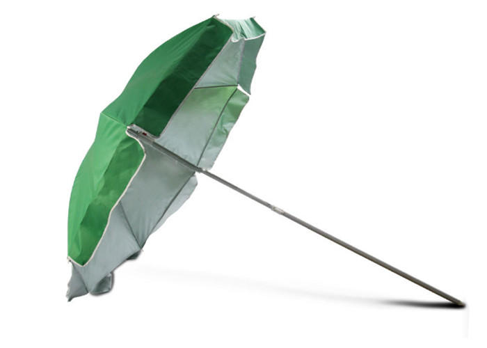 Position Parasol Portable UV Beach Umbrella Outdoor 40 Inch Logo Print