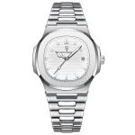 Band Width 20mm Stainless Steel Quartz Wrist Watch Time Display Option Weighs