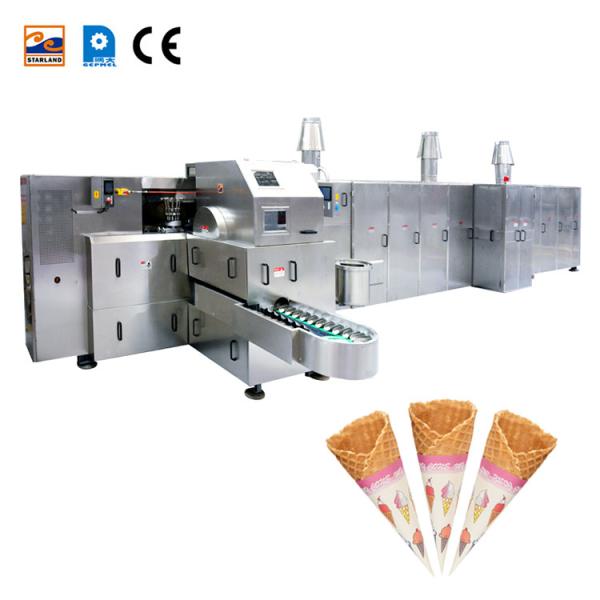Buy cheap Flexible 35 Baking Plates 5m Long Wafffle Cone Machine from wholesalers