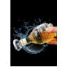 Buy cheap Suitable for whiskey and foreign wine bottle containers, standard carved beverage glass bottles from wholesalers