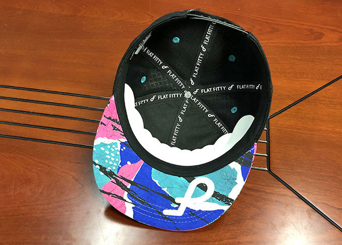 Hot Sales ACE Unisex Characteristic 6 panels Sublimination Print Bill With 3D Embroidery Logo Snapback Flat Brim Cap