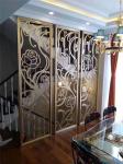 Mirror Gold Stainless Steel Room Dividers For Office/Room/Interior Decoration