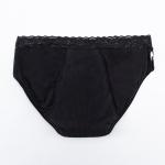 Organic Cotton Plus Size Menstrual Underwear Panties Lace 4 Layers Nylon