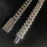 Buy cheap Iced Out VVS FG Cvd Miami Cuban Link Chain 10k Gold Cuban Link For Lasting Lifetime from wholesalers