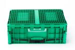 Customized Logo Folding Agricultural Plastic Crate for EU Industrial Storage