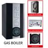 Buy cheap Gas Condensing 32/42Kw Wall Mounted Boiler Black Case Stainless Steel Hot Water Dual Function from wholesalers