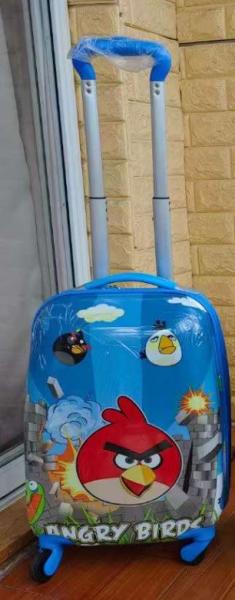 New Arrival 16 Inch ABS Travel Luggage Cartoon Suitcase For Kid Universal Wheel