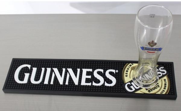 Buy cheap Eco Friendly Natural Rubber Bar Mat Non Slip Bar Drink Mat With Logo from wholesalers