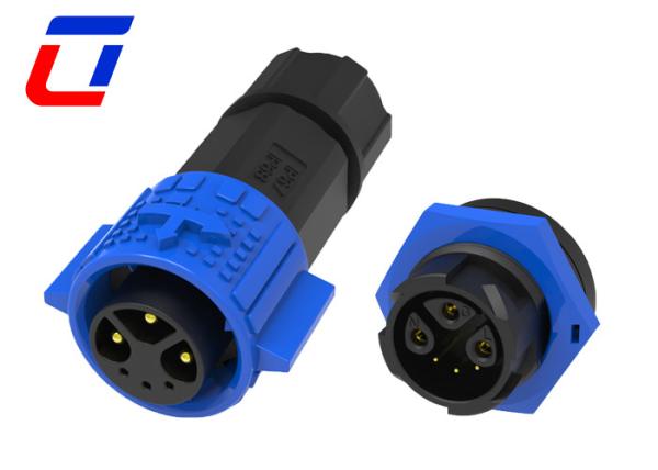 Buy cheap M19 Gold Plated Outdoor Waterproof Connector 3+3 Pin UL IP Rated Cable Connectors from wholesalers