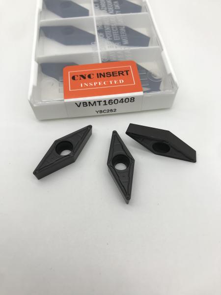 Buy cheap Pvd Coated Carbide Turning Inserts VBMT160408 Vbmt160404 For Steel from wholesalers