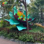Customized Weather Proof Fiberglass Flower For Theme Park
