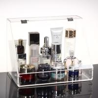 Buy cheap Plexiglass Makeup Display Stand Clear Acrylic Storage Box Plastic Organizer product