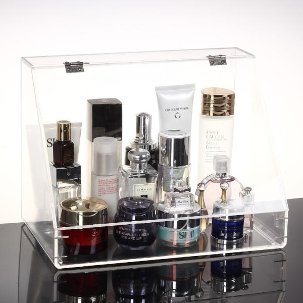 Buy cheap Plexiglass Makeup Display Stand Clear Acrylic Storage Box Plastic Organizer from wholesalers