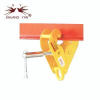 Buy cheap 4KG Crane I Beam Clamps For Lifting Galvanized Flange Clamp for workshop product