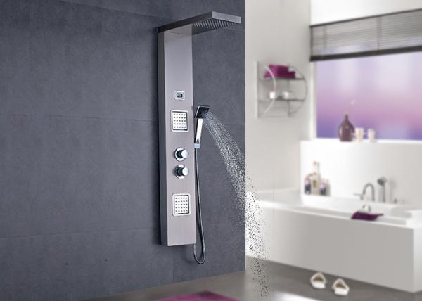 Buy cheap ROVATE Rain Head Waterproof Shower Panels Sanitary Ware 1500*220mm Size from wholesalers