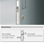 Certifire Stainless Steel Mortice Door Lock for Fire Door Nightlatch Storeroom