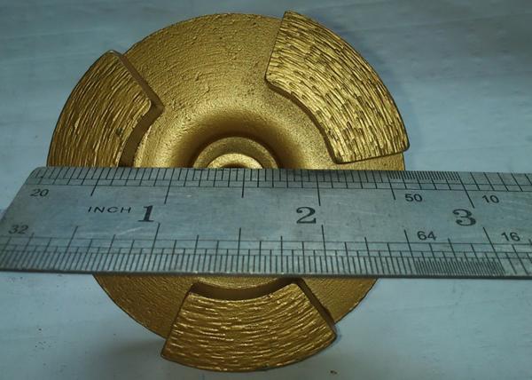 Dia.67mm Concrete Floor Diamond Grinding Disc Wheel , Alloy Diamond Polishing