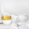 Buy cheap Customized LOGO New fashion Wine glass gift with gold and silver printing from wholesalers
