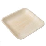 Anti Puncture 8 Inch Square Palm Leaf Disposable Plates For Party