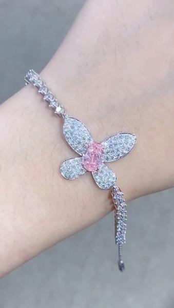 Buy cheap Loose Synthetic Diamond Bracelet Butterfly Product Jewelry Production Earing Necklace from wholesalers
