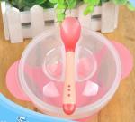 FDA Approved Silicone Mold Tools BPA / Latex Free Baby Feeding Bowl With Spoon